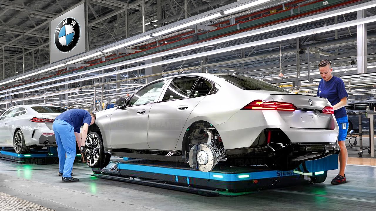 Inside BMW’s Factory Producing the New Super Advanced Electric i5