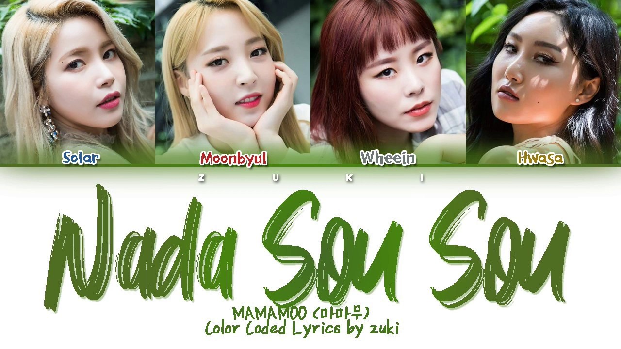 Nada Sou Sou (涙そうそう) - MAMAMOO (마마무) [JPN/ROM/ENG COLOR CODED LYRICS]