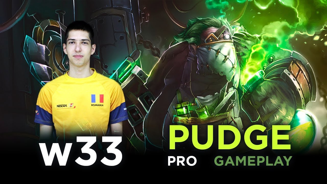 w33 with blind hooks - Pro Pudge Gameplay