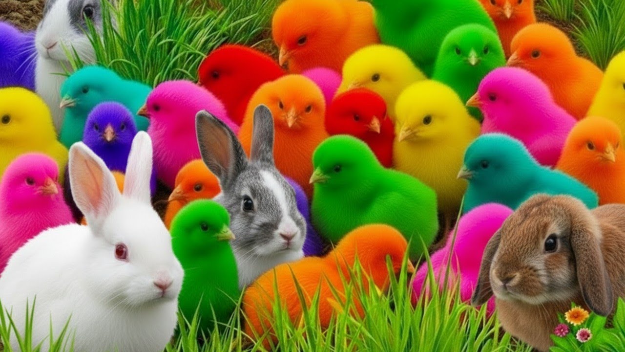 Ayam Rainbow Gemes Banget! Tangkap Ayam Warna Warni Terbaru