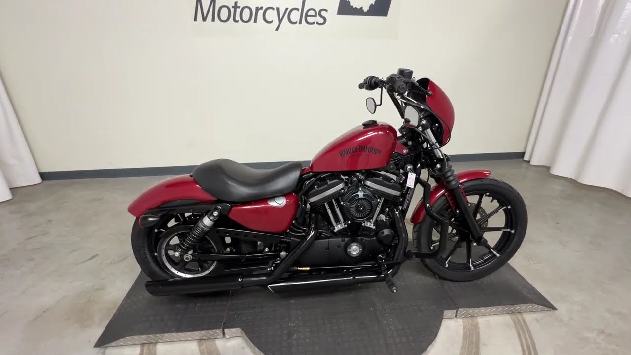 Used 2022 Harley Davidson Sportster 883 Iron (XL883N) Motorcycle for sale near Akron, OH.