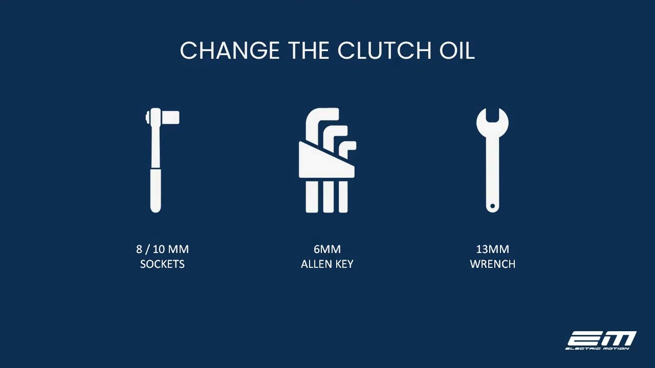 HOW TO CHANGE THE CLUTCH OIL