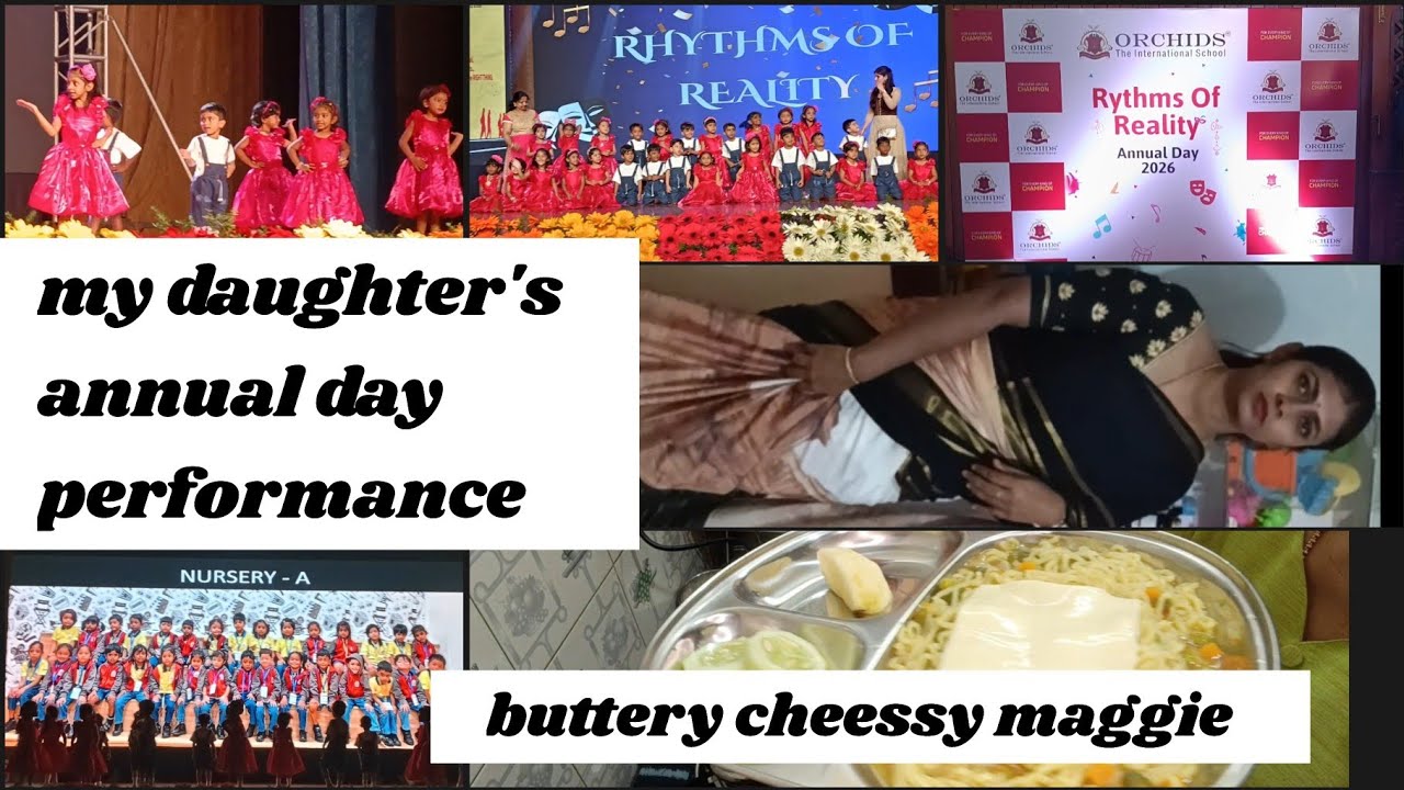 🍜Buttery cheessy maggie recipe | 💃annual day celebration | 💄💁‍♀️get ready with me video@yudvigowda 