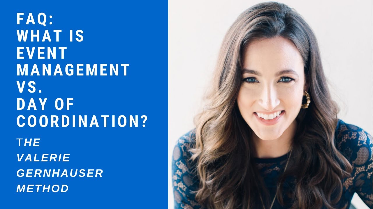 FAQ What is the difference between event management and coordination?