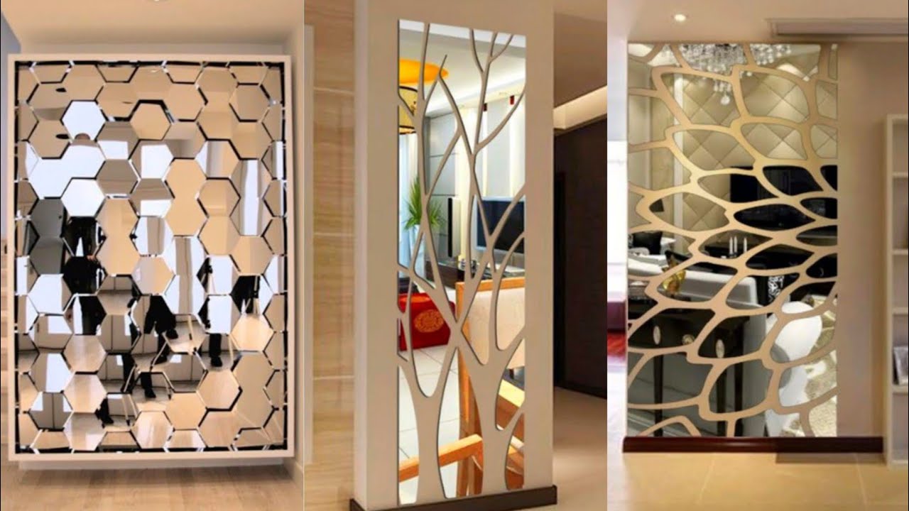 New Mirror Wall Home Decor | 3D Acrylic Wall Mirror Sticker Interior | Dollar Tree Mirror Wall Panel