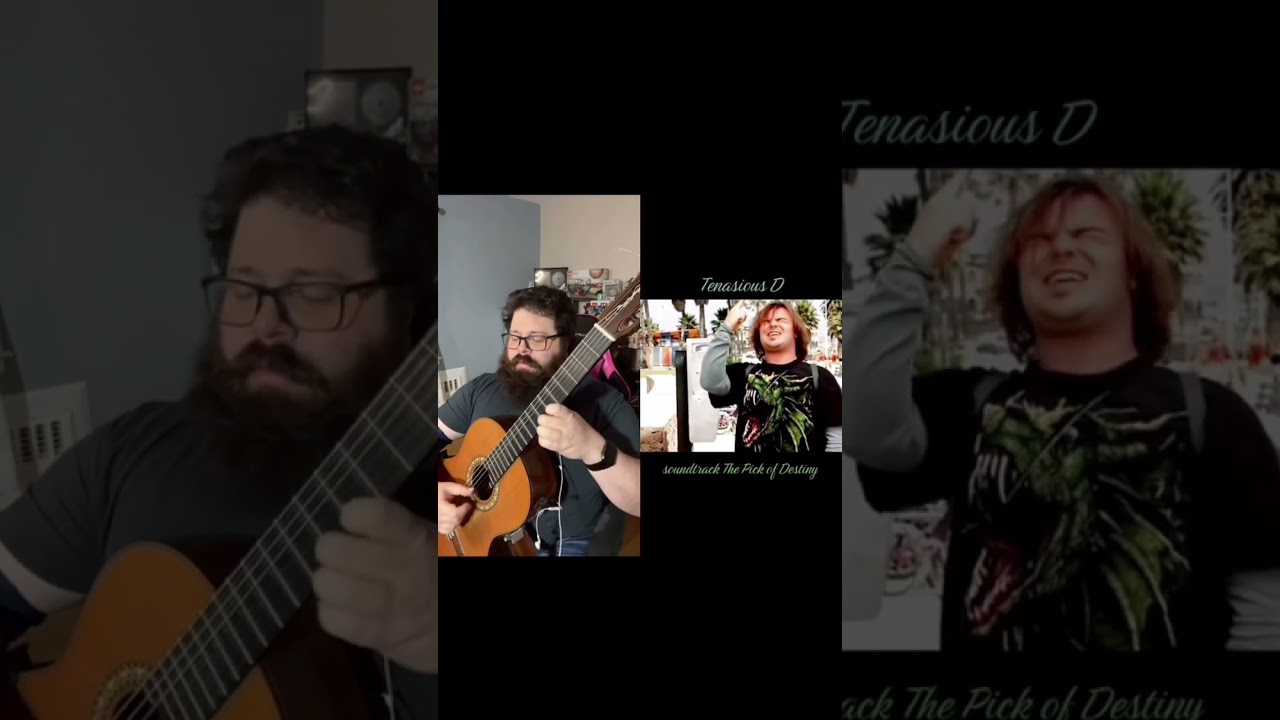 💪🏻 Tenacious D on Classical Guitar | Classico @tenaciousD #shorts #classicalguitar #guitarcover