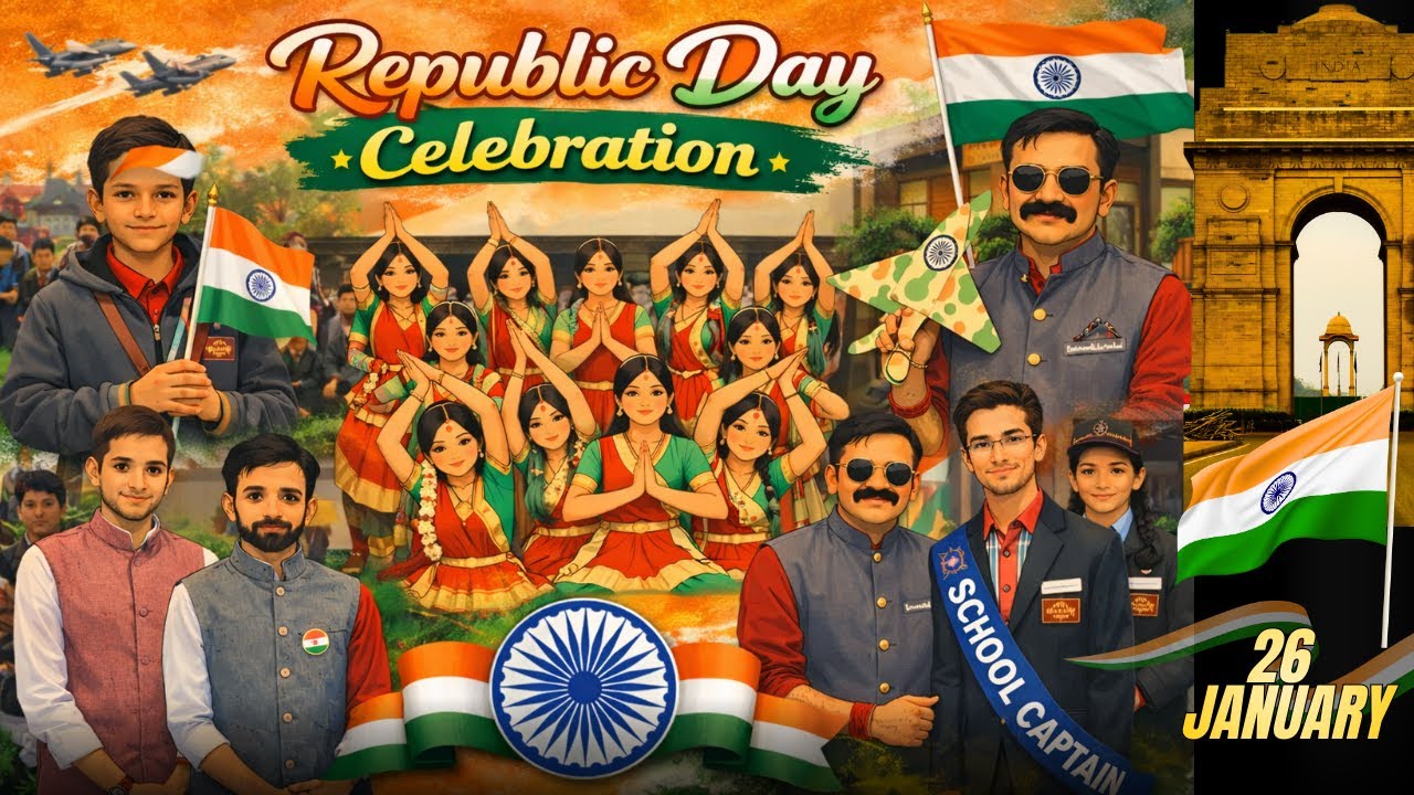 Republic Day Celebration #beingkvian #republicday #jaihind #26january