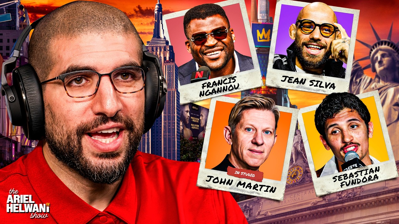 Francis Ngannou, Jean Silva, PFL CEO John Martin IN STUDIO, Sebastian Fundora | TAHS | 3/24/26