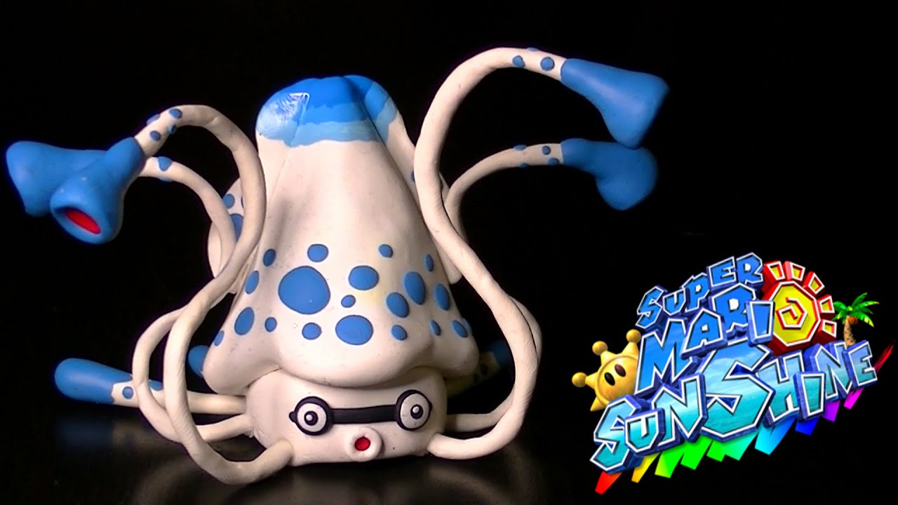 Making Gooper Blooper with Polymer Clay (Mario Sunshine)