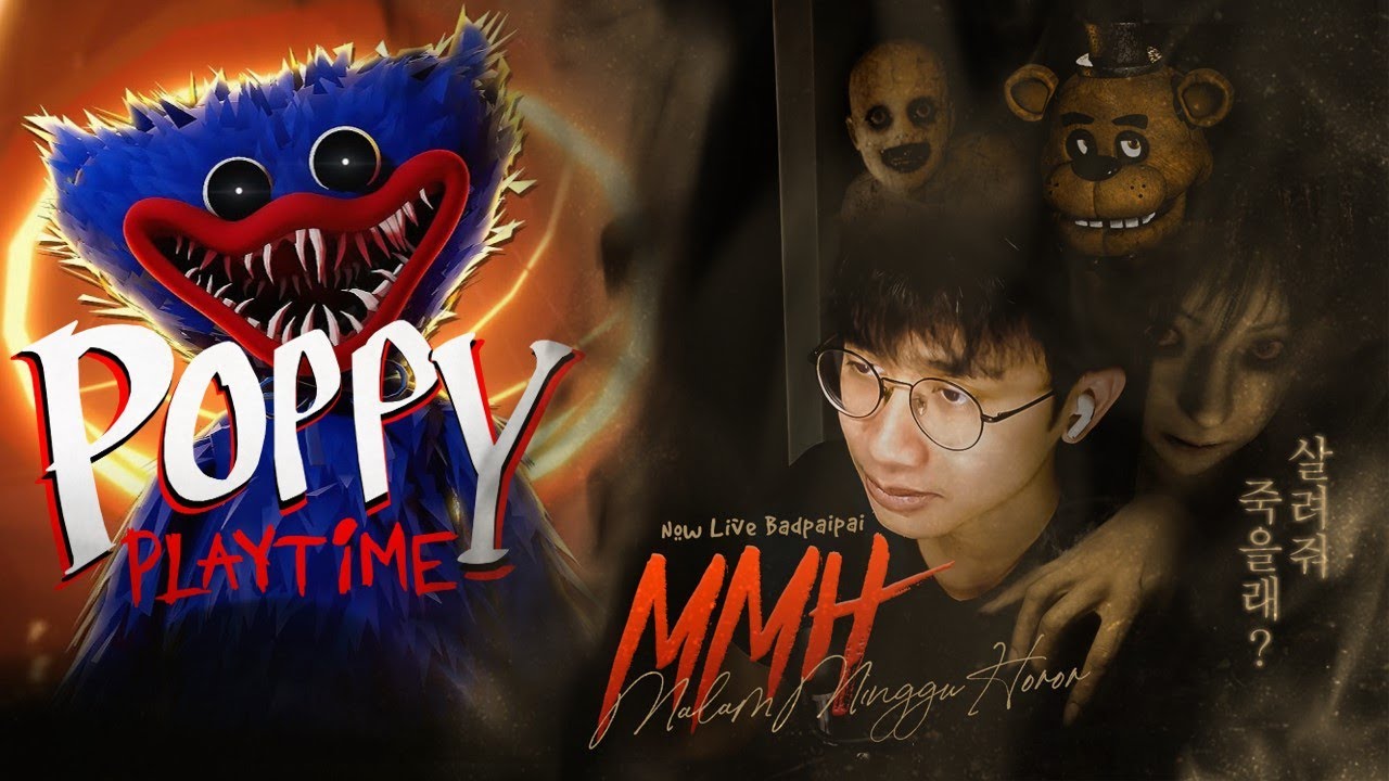 Streamer Pemberani & High Mechanic vs Boneka?! Malam Minggu Horror | Poppy Playtime