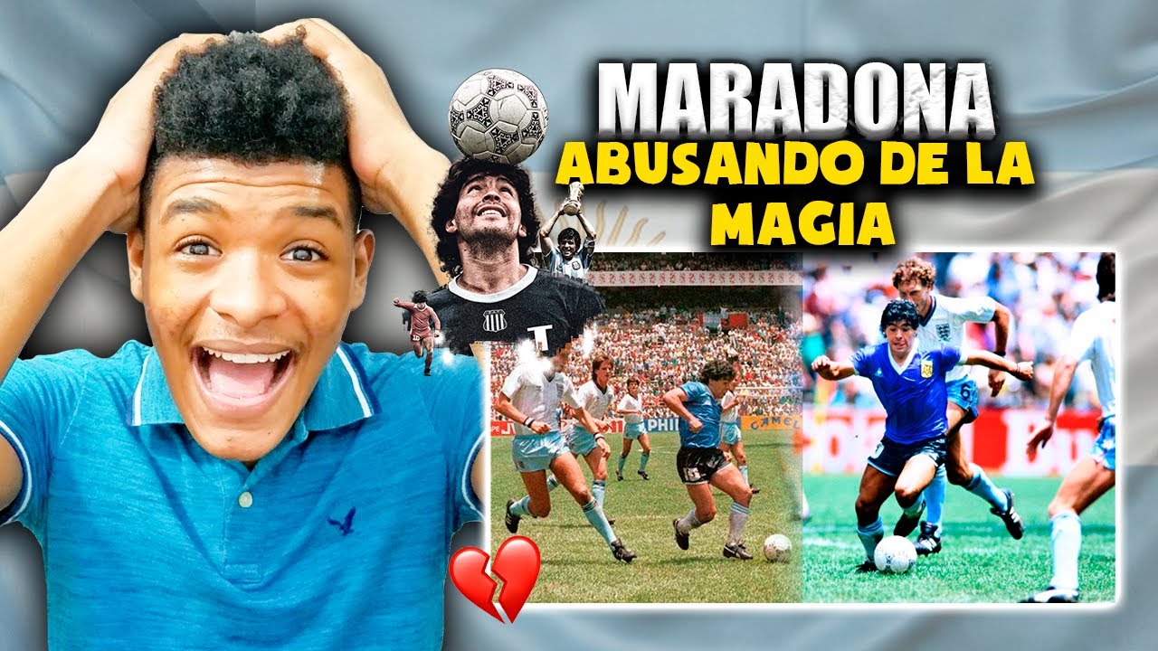 REACCIÓN | CUANDO DIEGO MARADONA ABUSABA de la MAGIA - LA MEJORES JUGADAS de DIEGO MARADONA