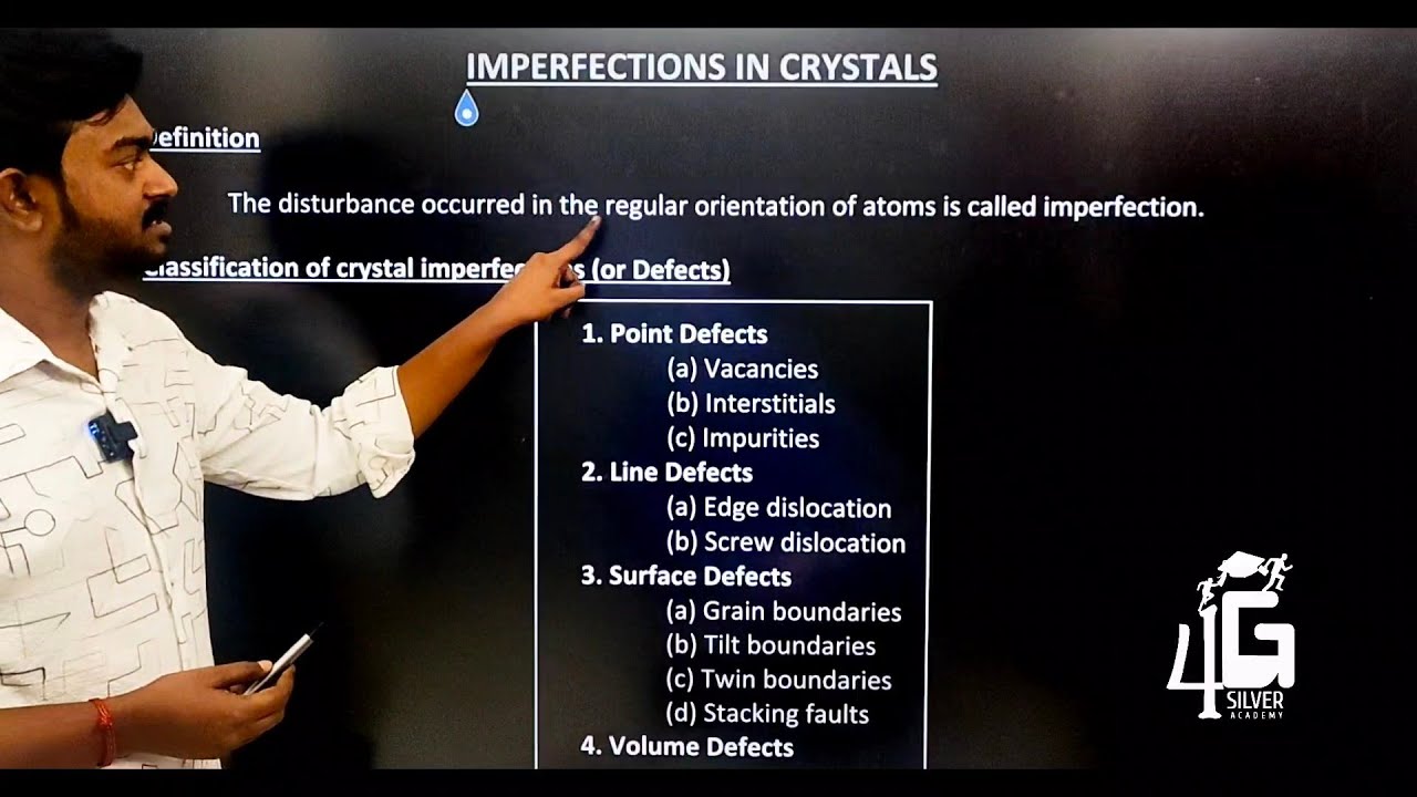 Imperfections in Crystals in Tamil