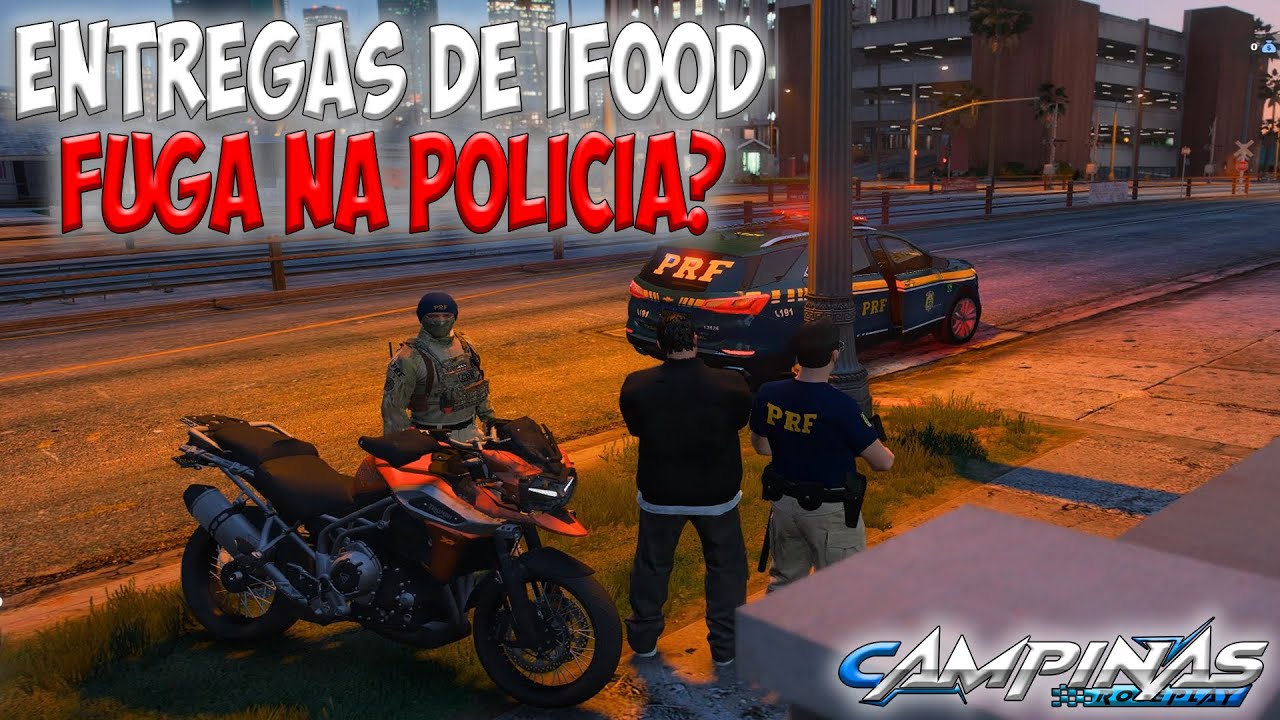 Ganhando MUITO DINHEIRO com entregas do IFOOD, PRF CHEGOU E OLHA NO QUE DEU! - Campinas RP - #9