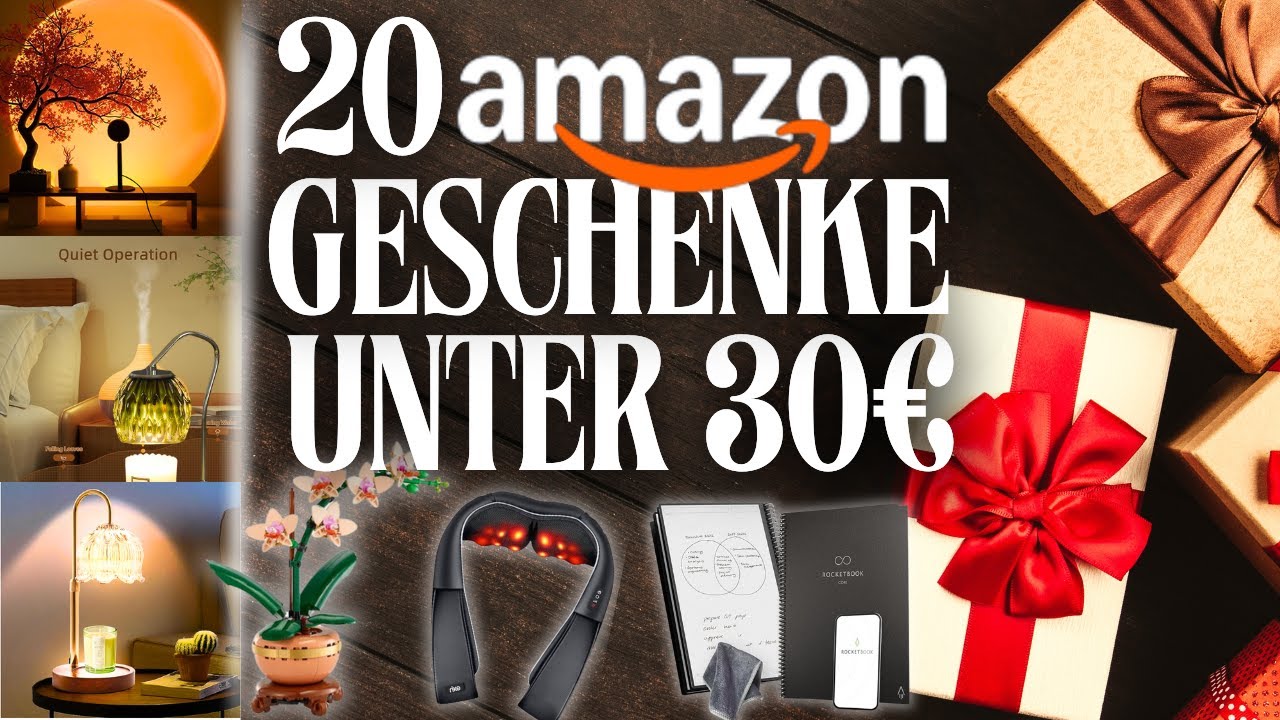 20 geniale Amazon Geschenke unter 30&euro; (die JEDER 2025 haben will!)