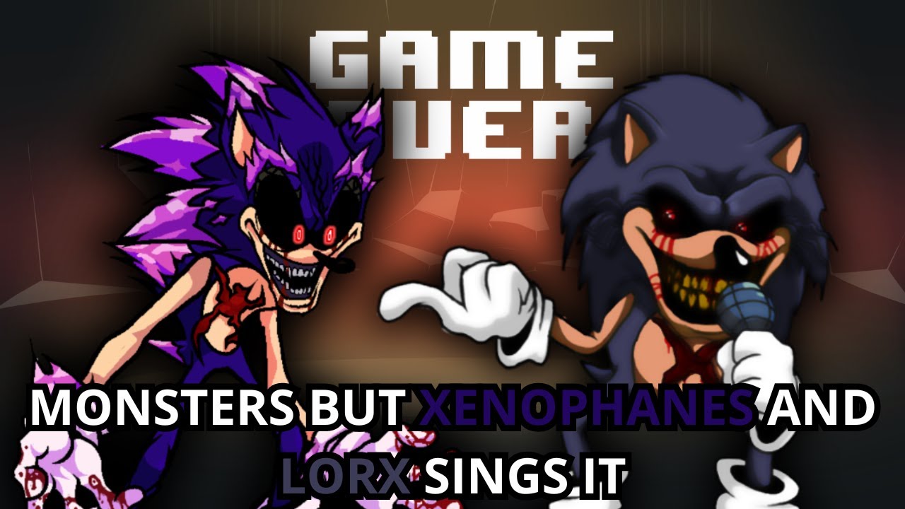 FNF Monsters (Erasure Remix) But It's Xenophanes Vs Lord X 🎶🎶🖤