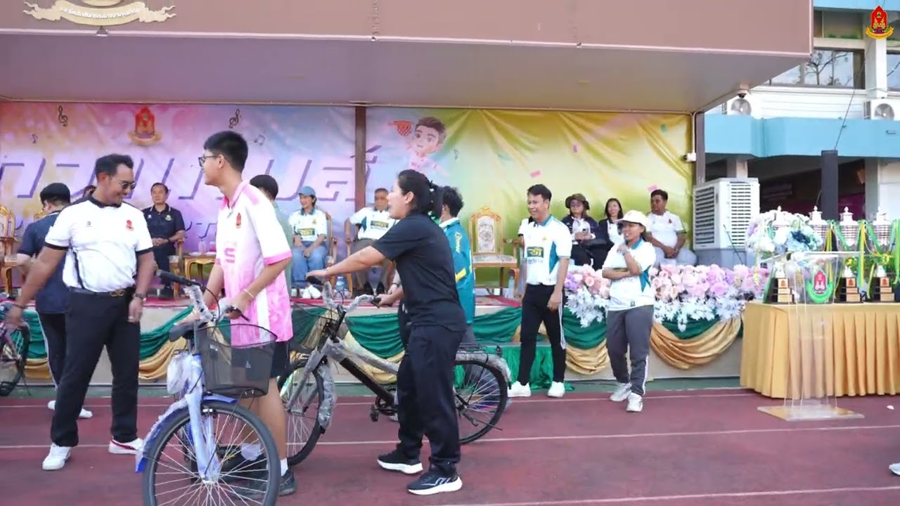🎉🔥🏟️ เทวาเกมส์ 2025 🔥🎉📅📆 วันที่ 14 มกราคม 2568 | Day 2💚💛 มอบจักรยาน 💛💚