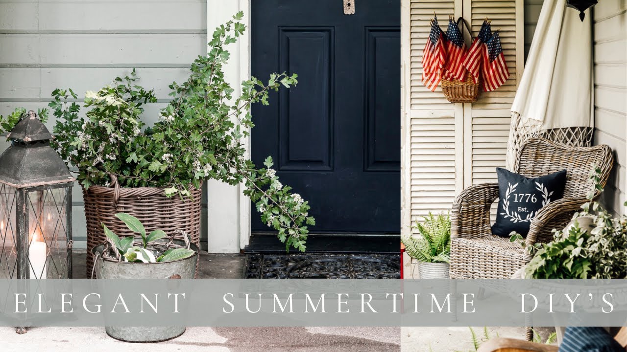 5 Elegant Summer DIY's for Outdoor Entertaining