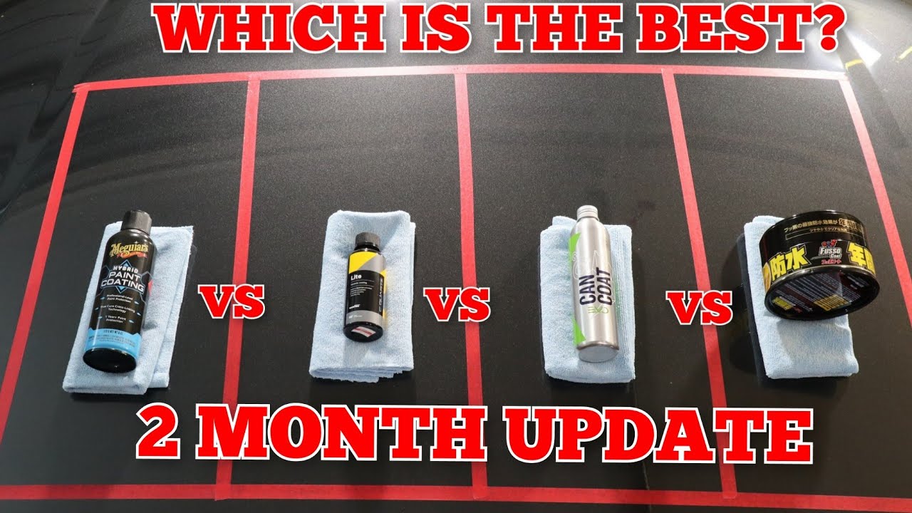 What's The Best? 2 Month Update Gyeon Can Coat v Meguiars Hybrid Coating v Carpro Lite v Fusso Coat