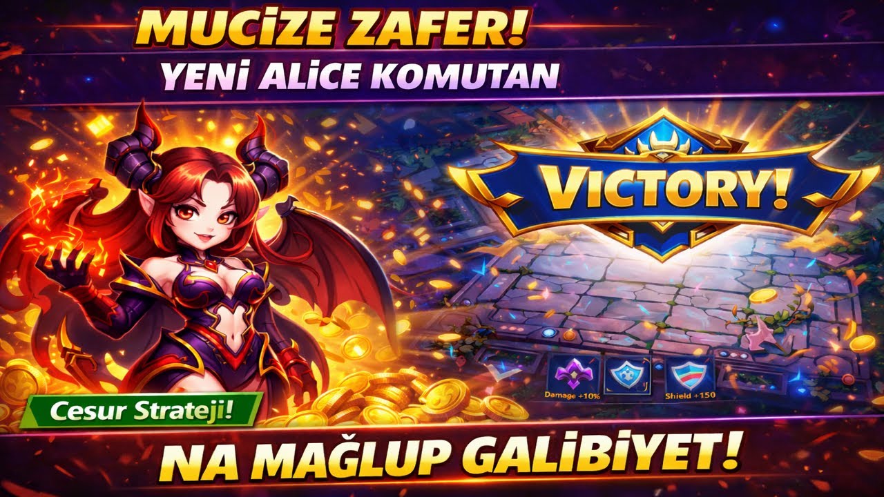 Alice Küçük Komutan OP mu? Magic Chess Go Go#alicemobilelegends   #magicchessgogo #mobilelegends