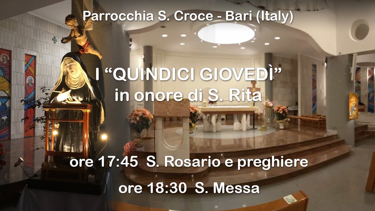 S. Messa ore 18:30 - 26/02/2026 - Parrocchia Santa Croce - Bari