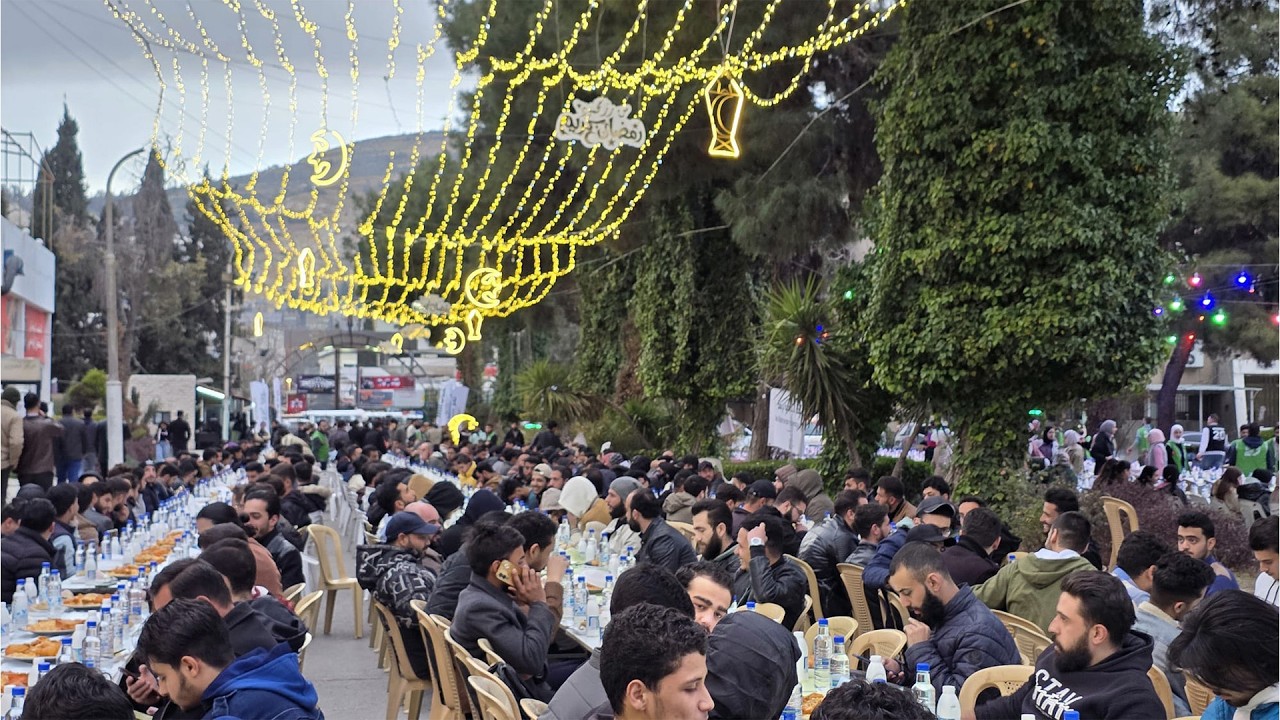 Genç İHH’dan Şam Üniversitesi’nde 1500 kişilik iftar