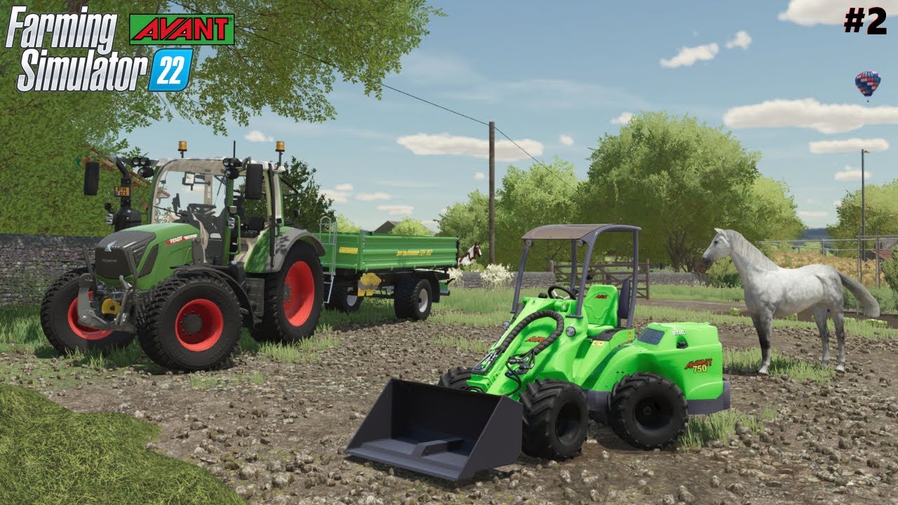 Entretien du jardin & Loader AVANT-Series | Calmsden Farm | Farming Simulator 22 | Episode 2