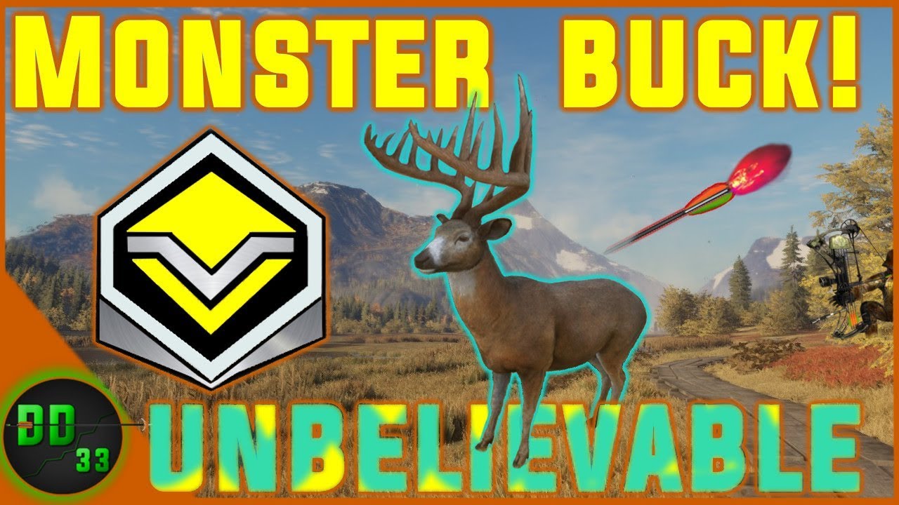 Bow Hunting a Giant DIAMOND WHITETAIL with Tracer Arrows!! Call Of The Wild