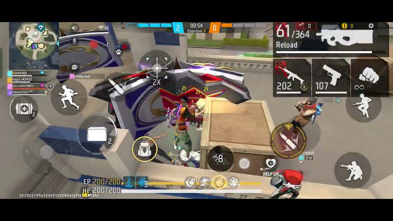 Free fire game play CS ranked in the best headshot game play video granafree fire 