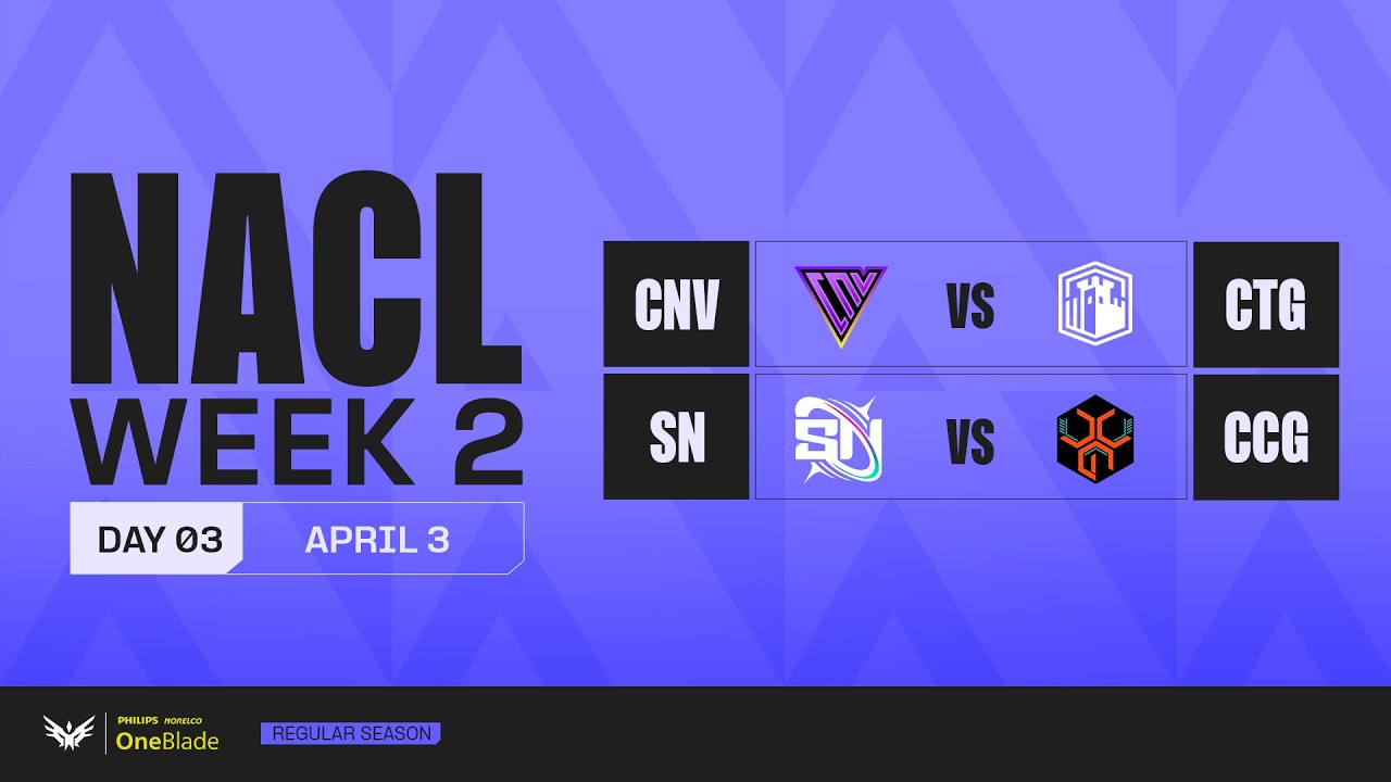 CNV vs CTG | SN vs CCG | Regular Season NACL |  Week 2 Day 3 | Spring Split | Bo3