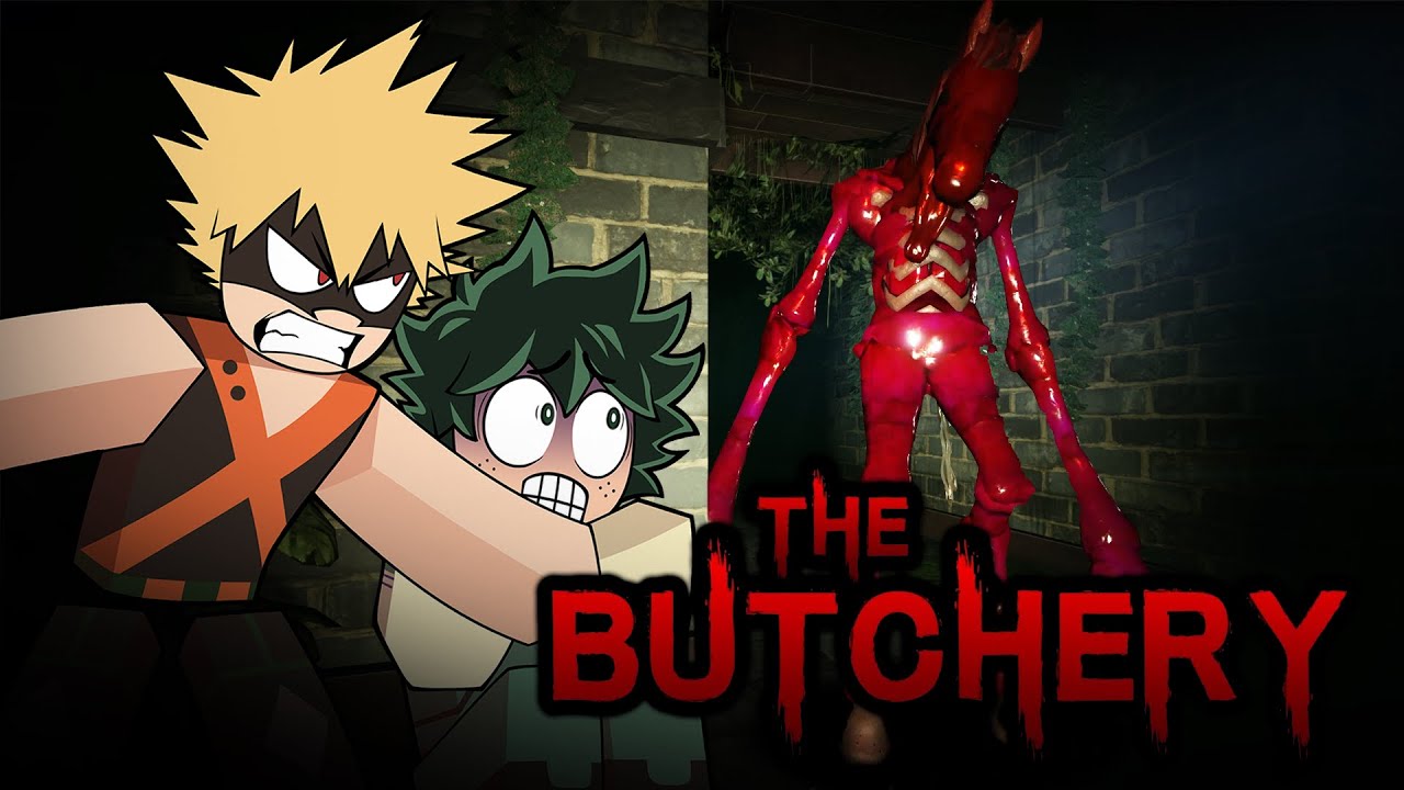 MHA Voice Actors Play Roblox THE BUTCHERY