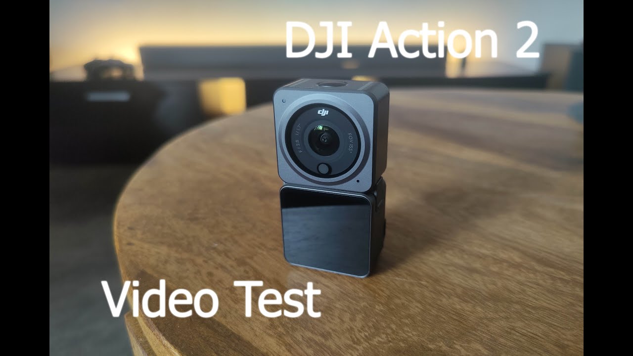 DJI Action 2 Video Test Stabilization, Autofocus, Digital Zoom in 4k UHD Sunset & Daylight