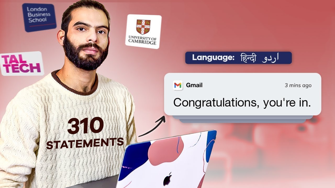 My 5-step personal statement writing formula for any university after reading 310 statements