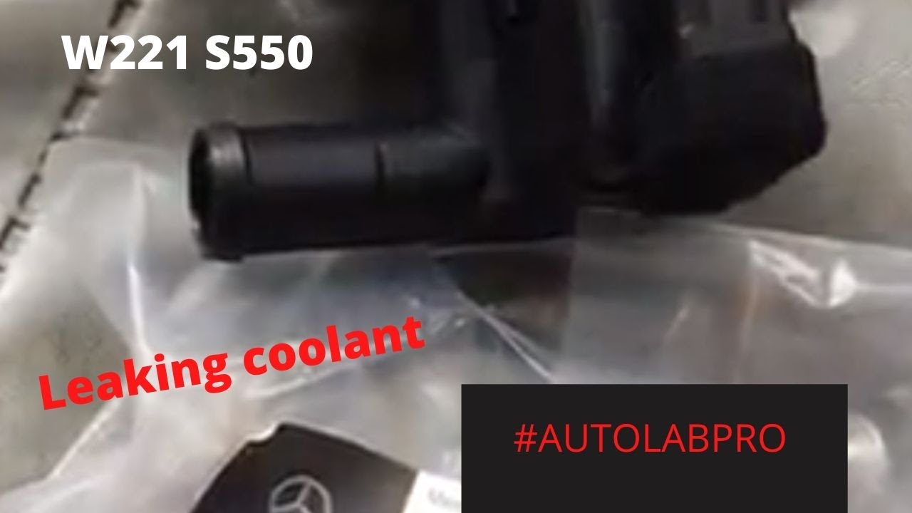 #Mercedes Benz W221 S550 Coolant #Leak #Repair