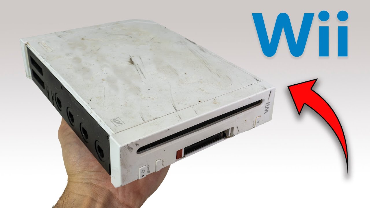RESTAURO y REPARO esta Nintendo Wii a punto de ser Reciclada (Restauración y reparación RETRO)
