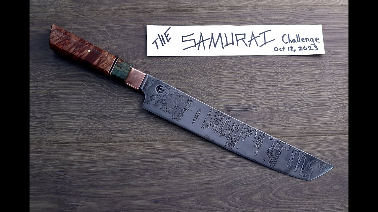 Making a Katana Kitchen Knife | The Samurai Challenge (Viewer Submission)