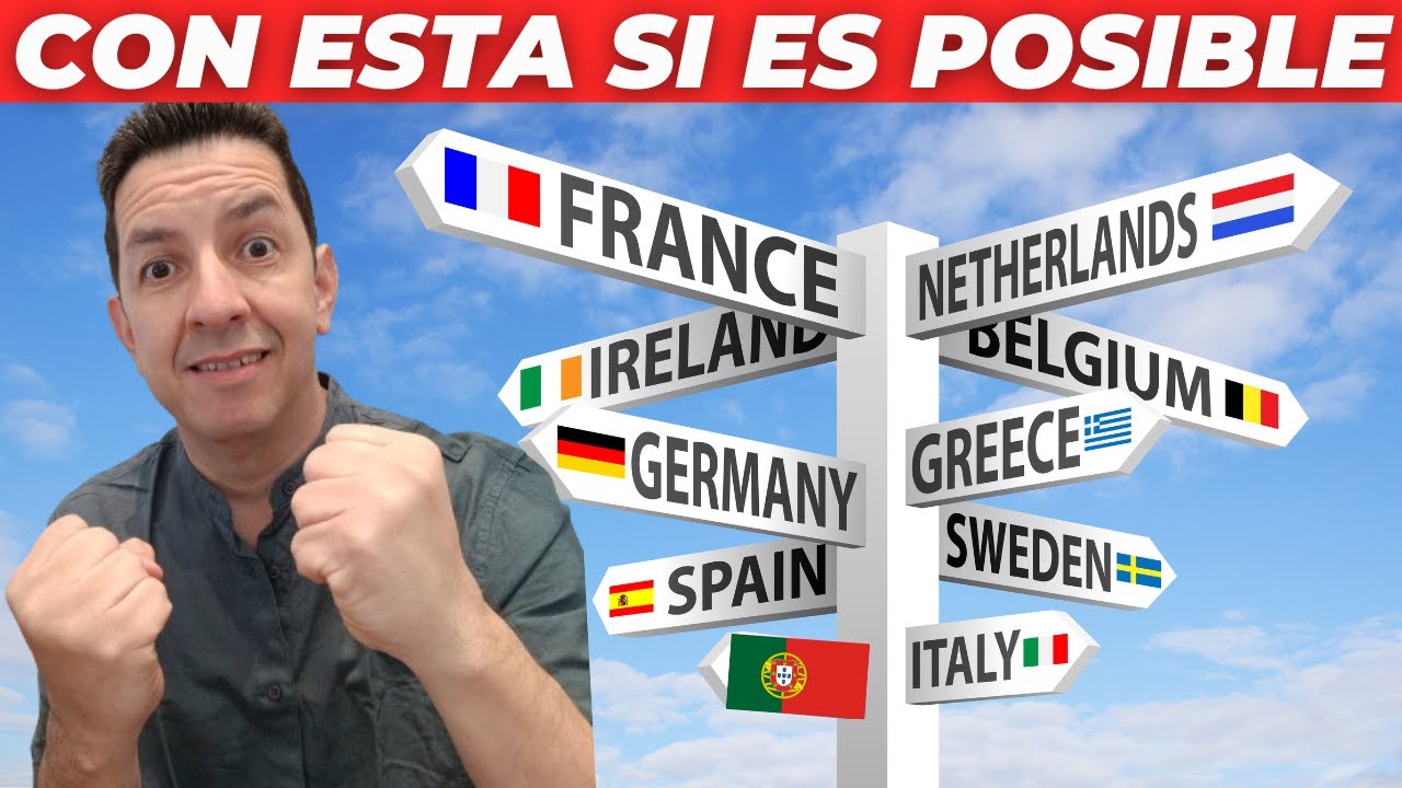 !ESTA! RESIDENCIA si te permite TRABAJAR en otro PAIS de EUROPA!