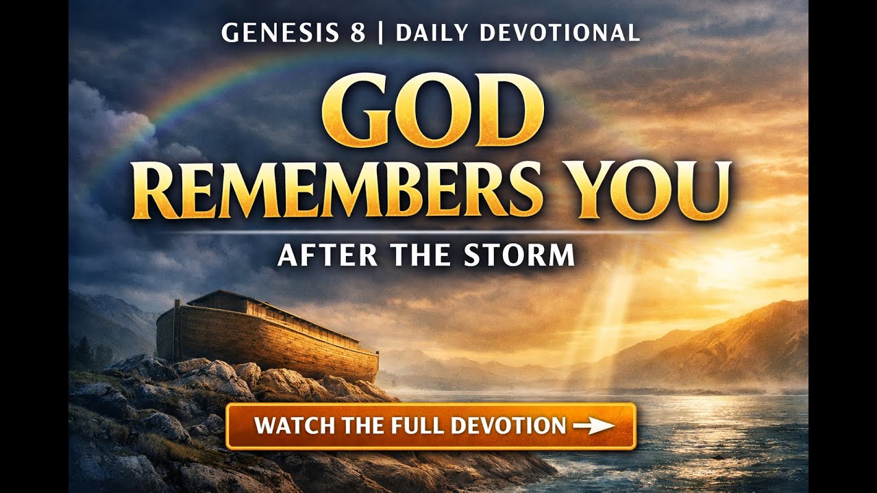 Genesis 8 Devotional | When the Storm Passes, God Still Remembers You