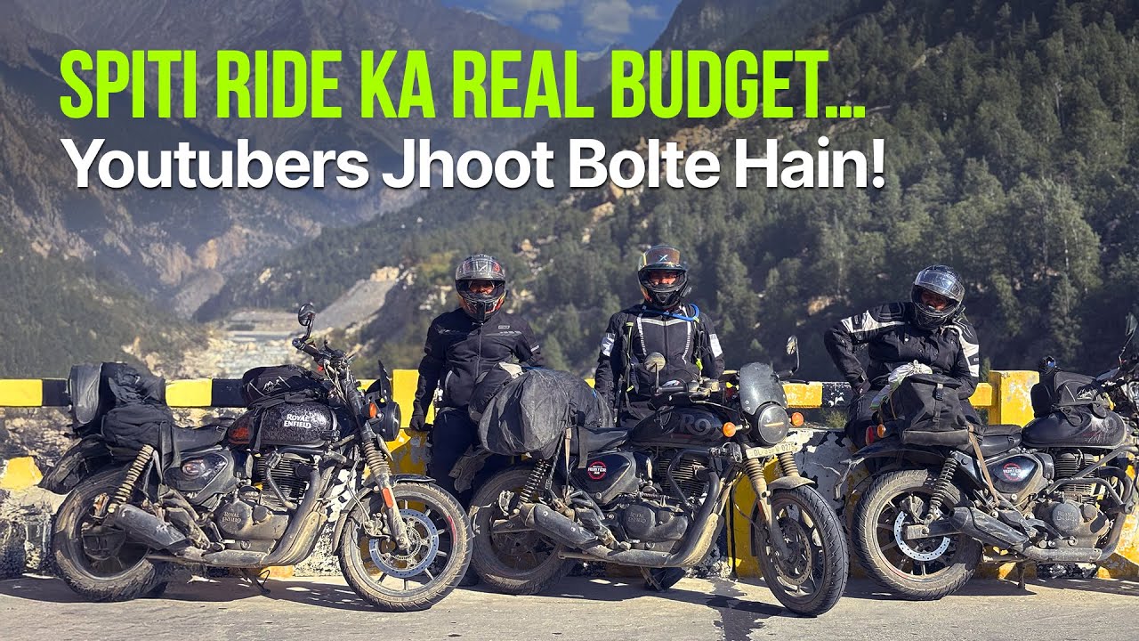 Spiti Ride ka REAL Budget&hellip; Youtubers Jhoot Bolte Hain! | Spiti Budget Trip | Hunter 350 | Bike Ride