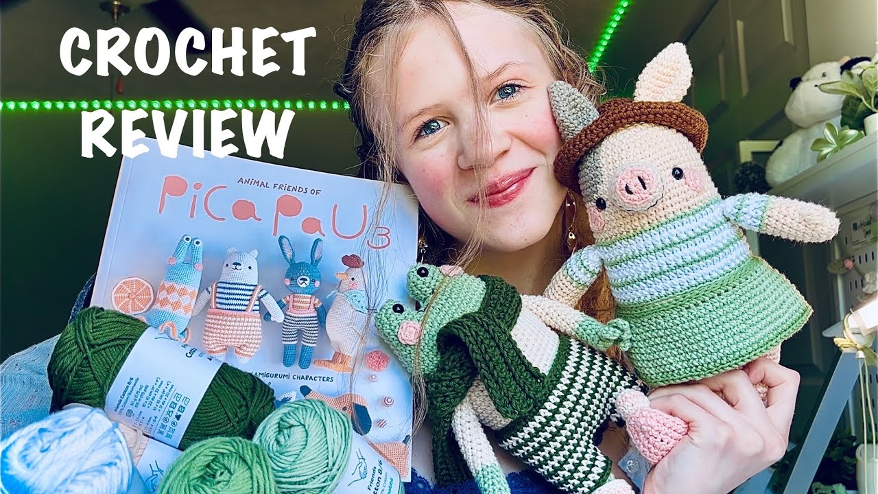 PICA PAU CROCHET PATTERNS, NEW YARN AND HOOK; CROCHET REVIEW