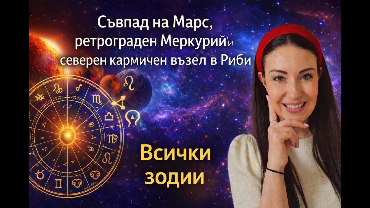 Съвпад на Марс, Ретро Меркурий и северен кармичен възел