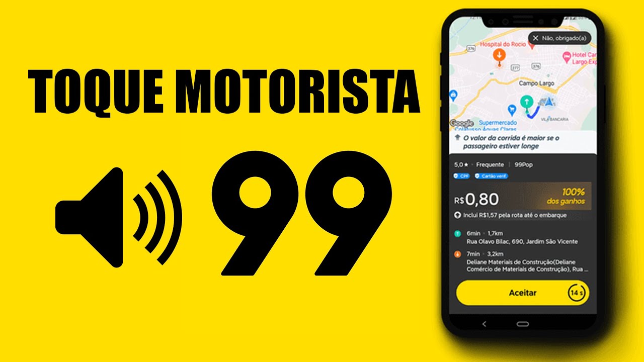 TOQUE 99 MOTORISTA - SOM ORIGINAL
