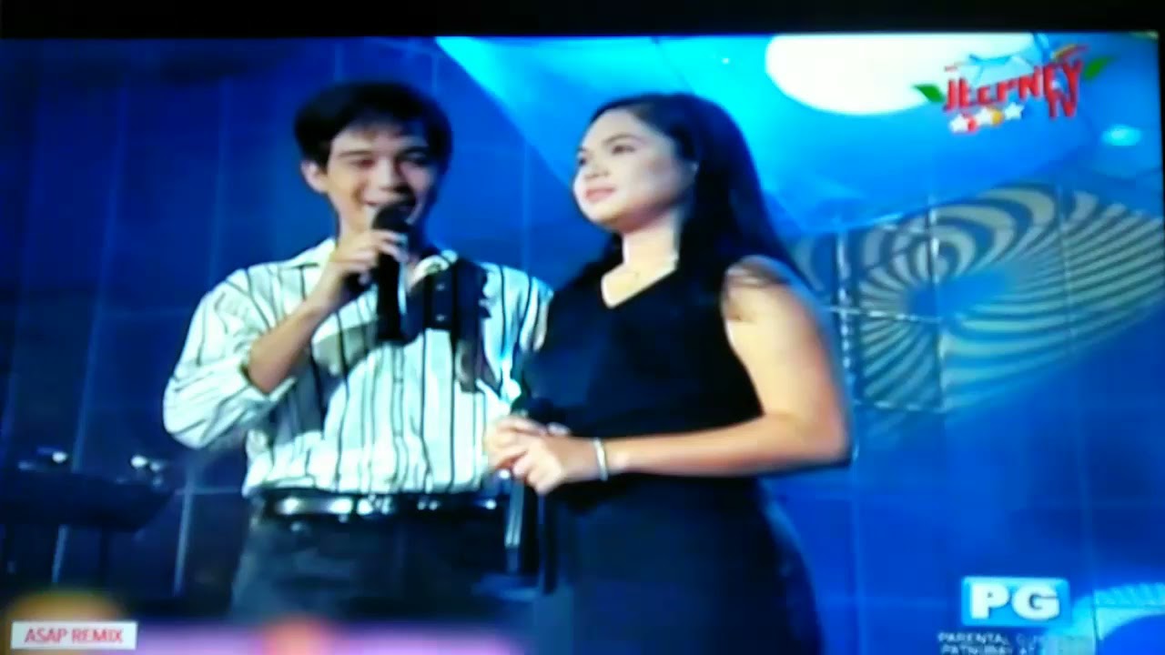 Rico Yan & Judy Ann Santos singing Kaytagal - ASAP '98