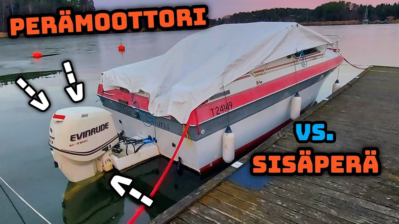 Tehdään perämoottori konversio veneeseen! Sisäperästä - Perämoottoriksi