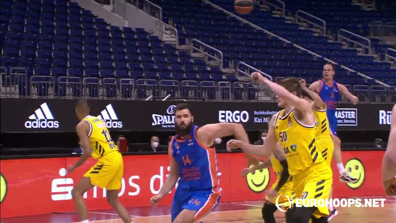 ALBA Berlin - Valencia Basket 86-90: Klemen Prepelic (24 points, 7 assists)