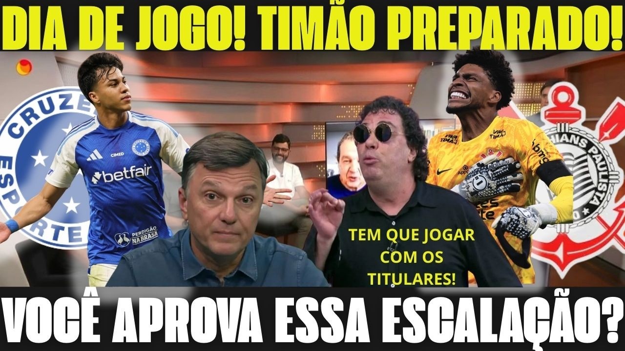 🚨 ESCALAÇÃO SURPREENDE! TIMÃO VEM COM NOVIDADES PRA PEGAR O CRUZEIRO NO BRASILEIRÃO!