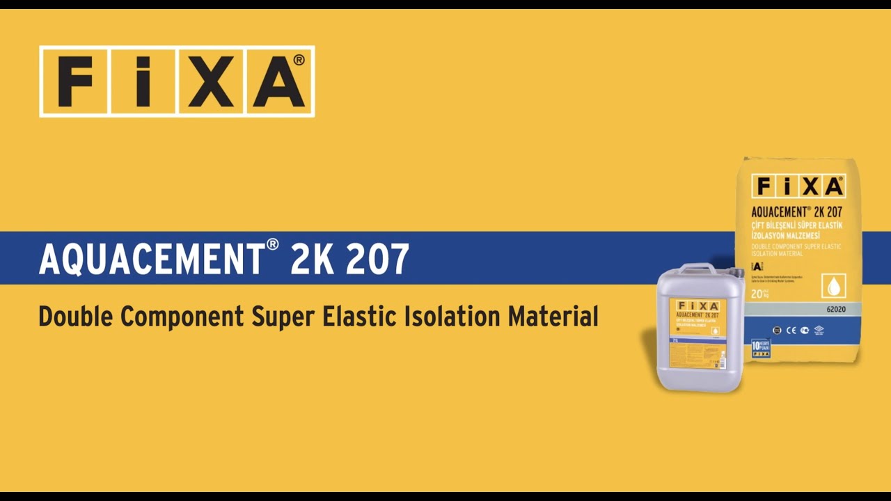 AQUACEMENT 2K 207 Double Component Super Elastic Isolation Material