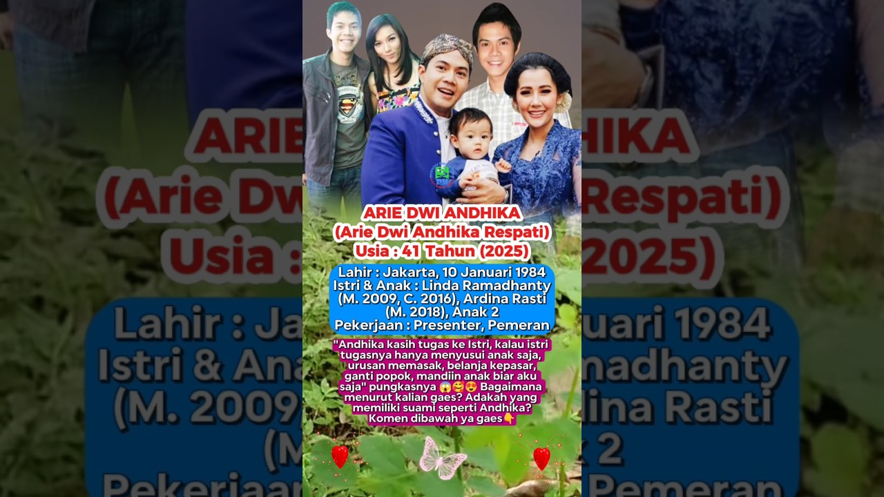 Arie Dwi Andhika : Biodata Lengkap #ariedwiandhika #celebrity #artist #faktaunik #beritaterkini