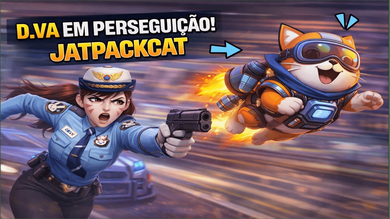 O JATO FOI PRA UM LADO, A MIRA PRO OUTRO! 🐈‍⬛🚀