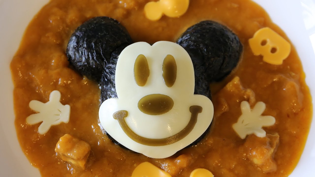Mickey Mouse Character Curry Easy Cooking