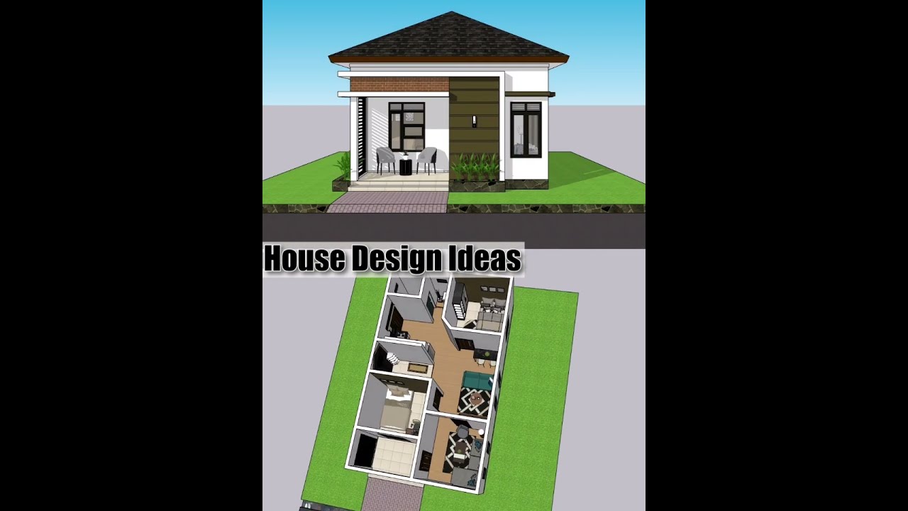 minimalist house design (6x10 meter)